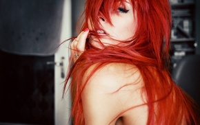 redhead, girl