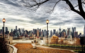 New York City, Manhattan, cityscape, HDR, building
