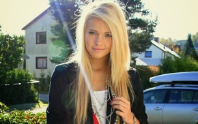 blonde, girl