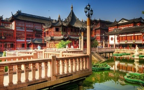 stunner, park, water, bridge