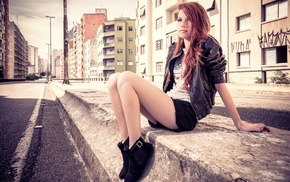 redhead, girl