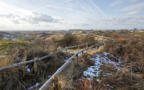 Netherlands, Egmond, path, nature, dune