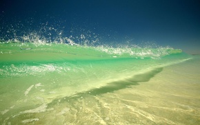 wave, summer, sea
