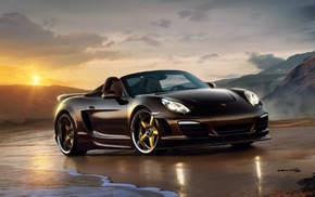 cars, sea