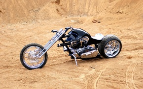 sand, motorcycles
