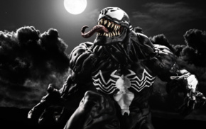 Venom, artwork, digital art