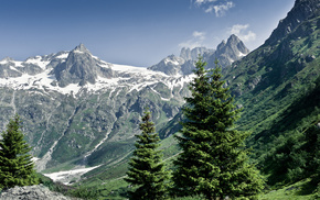 mountain, nature, Alps