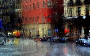 car, stunner, rain