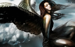 fantasy art, wings