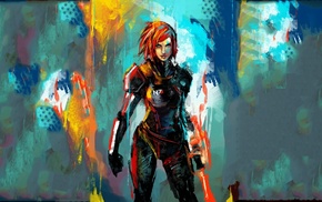 video games, Mass Effect, Commander Shepard