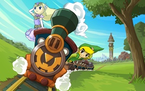 Spirit Tracks, Link, train, The Legend of Zelda
