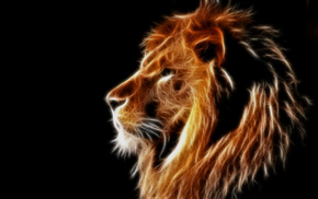 3D, lion