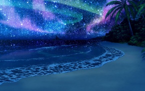 stars, sea, beach