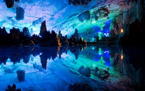 stunner, China, cave, reflection
