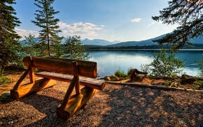 lake, landscape
