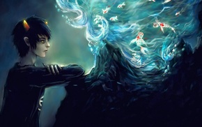 fantasy art, water, Homestuck