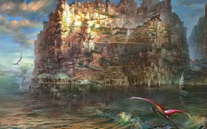 artwork, Torment Tides of Numenera, fantasy art