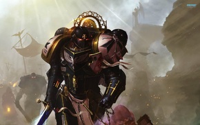 Black Templars, space marines, Warhammer 40, 000, sword