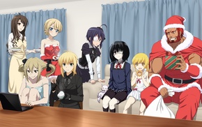 Girls und Panzer, Misaki Mei, Saber, Takanashi Rikka, Oshino Shinobu, Rider FateZero