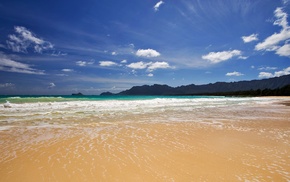 sand, landscape, beach