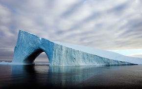 nature, iceberg, glaciers, winter, sea, Arctic