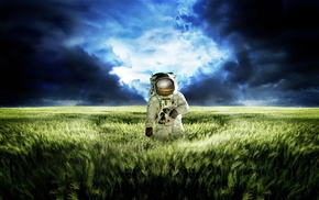 field, astronaut