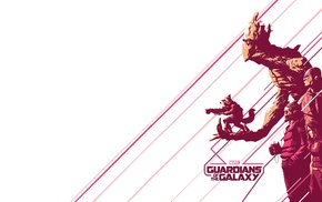 Star Lord, Gamora, Rocket Raccoon, Groot, Guardians of the Galaxy