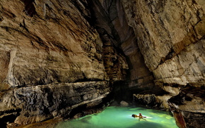 water, China, nature, cave