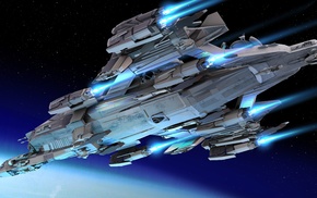 Idris Frigate, spaceship, space