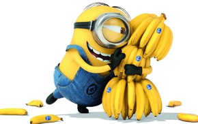 bananas, movies, minions