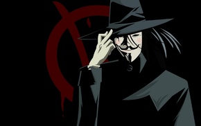 artwork, V for Vendetta, Anonymous