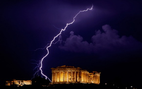Greece, lightning, stunner, sky, element