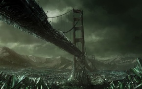 bridge, Command  Conquer 3 Tiberium Wars, fantasy art