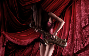girl, music