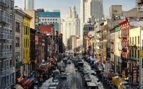 street, city, cityscape, New York City