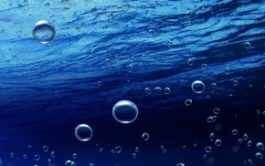 blue background, water, ocean, 3D, photoshop