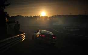 track, Ford, mustang, drift, cars