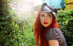 redhead, girl