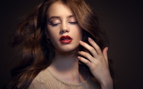 face, brunette, girl