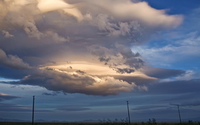 sky, clouds, nature