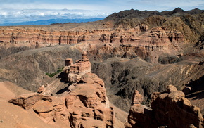 nature, canyon, sky