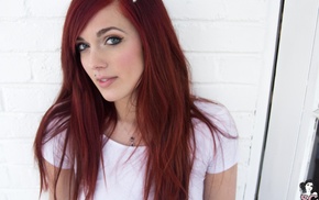 piercing, girl, Velour Incandescence, Suicide Girls, redhead
