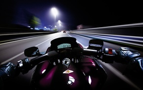 point of view, night, speedometer