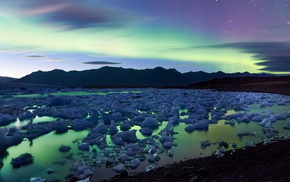 snow, sky, nature, mountain, ice