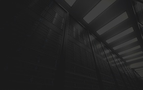 data center, server, computer, dark