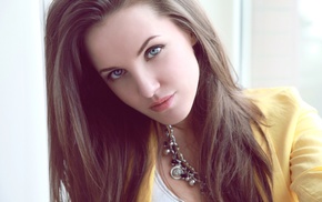 blue eyes, girl, Kristina Rodionova