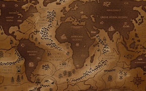 inverted, Vladstudio, world map, map