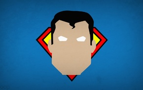minimalism, Blo0p, Superman, superhero