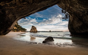 New Zealand, cathedral cove