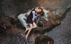girl, redhead